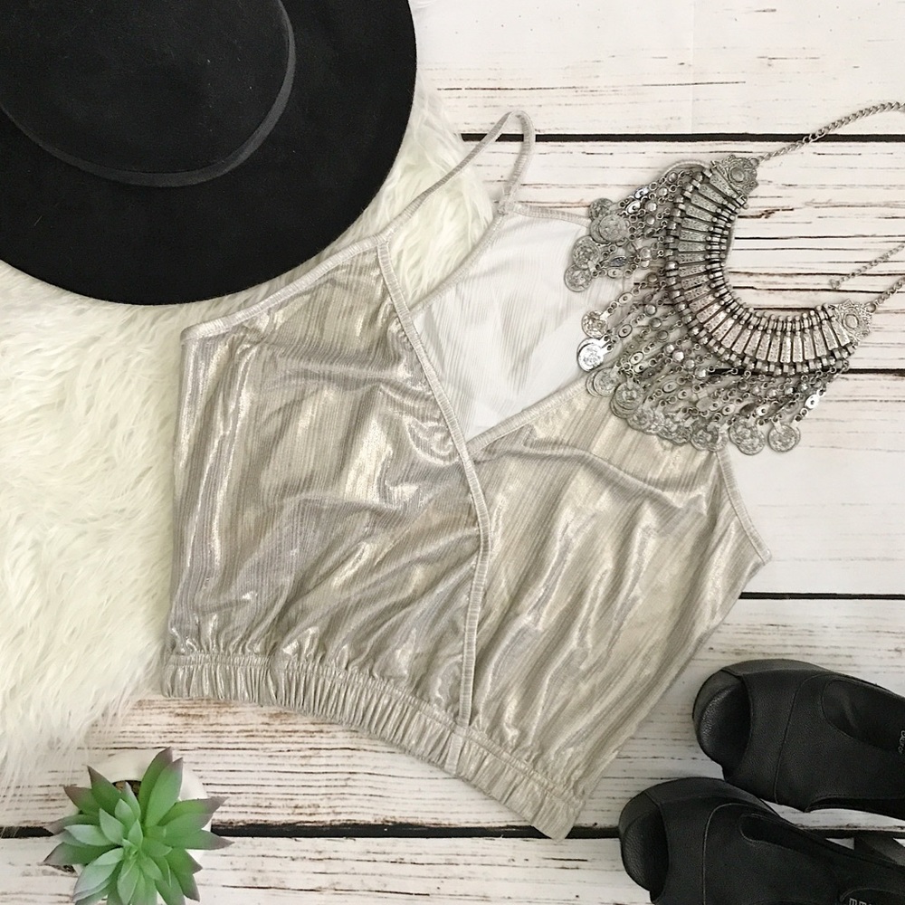 SOLD🌹New Silver Summer Top🌹